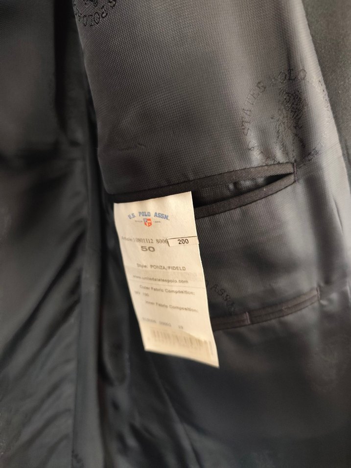 Düğmeli Siyah Erkek Ofis blazer ceket - Görsel 4