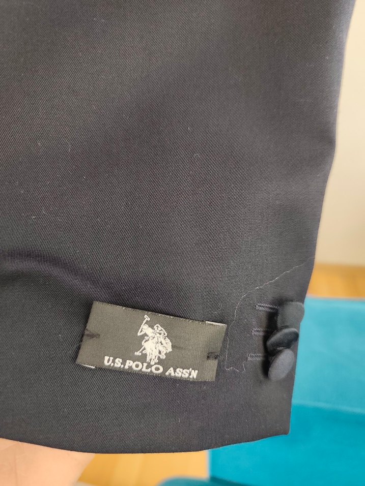 Düğmeli Siyah Erkek Ofis blazer ceket - Görsel 5