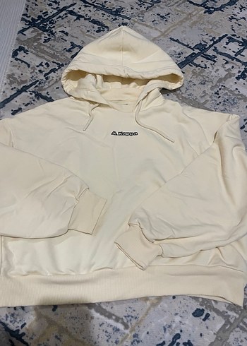 Kadın Beyaz Kapüşonlu Street Sweatshirt