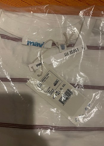 Mavi Jeans Mavi Erkek Beyaz Çizgili Tişört