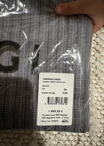 Gri Çizgili Erkek Pijama Altı - Görsel 8
