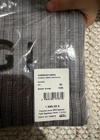 Gri Çizgili Erkek Pijama Altı - Görsel 7