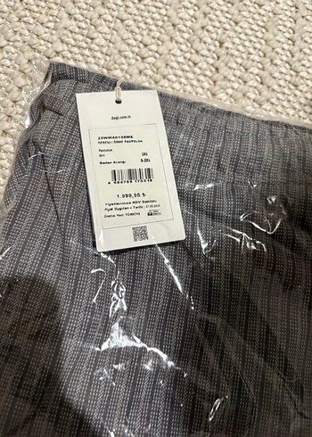 Gri Çizgili Erkek Pijama Altı - Görsel 5