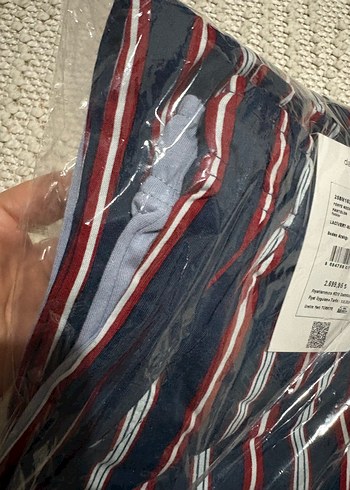 Lacivert Çizgili Erkek Pijama Altı 2 adettir - Görsel 10