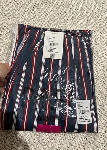 Lacivert Çizgili Erkek Pijama Altı 2 adettir - Görsel 5