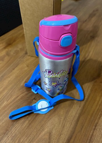 Renkli Barbie Çocuk Termos Şişesi - Görsel 2