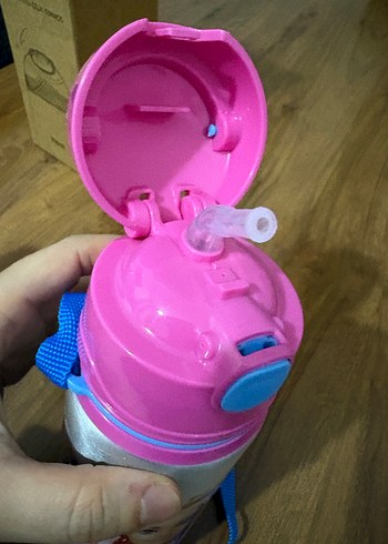 Renkli Barbie Çocuk Termos Şişesi - Görsel 10