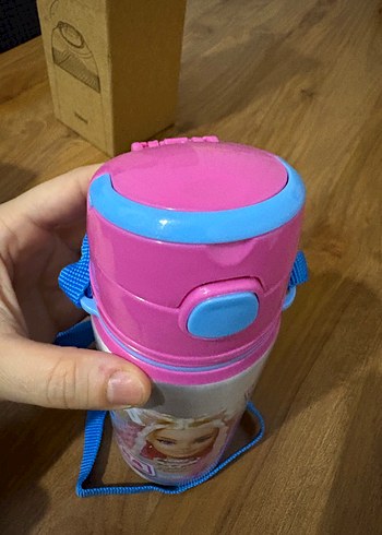 Renkli Barbie Çocuk Termos Şişesi - Görsel 9