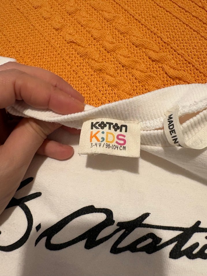 Beyaz Erkek Çocuk Uzun Kollu Sweatshirt - Görsel 5