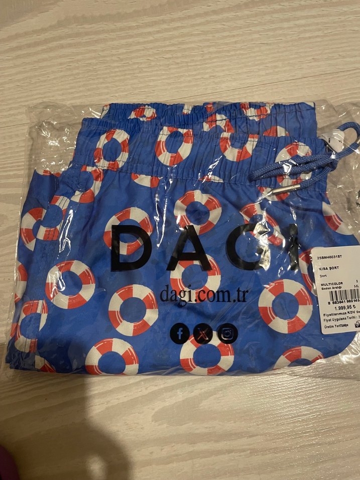 Renkli Düğmeli Erkek Mini Mayo - Görsel 5