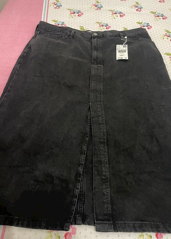 xxl Beden Siyah Midi Kalem Etek