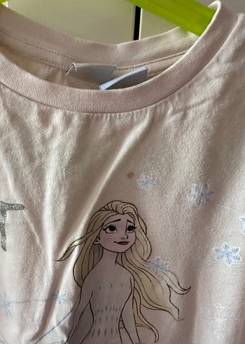 Kız Çocuk Elsa Tişört - Görsel 4