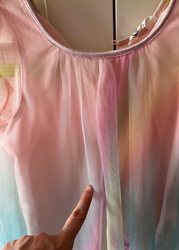 Kız Çocuk Unicorn Tül Elbise - Görsel 6