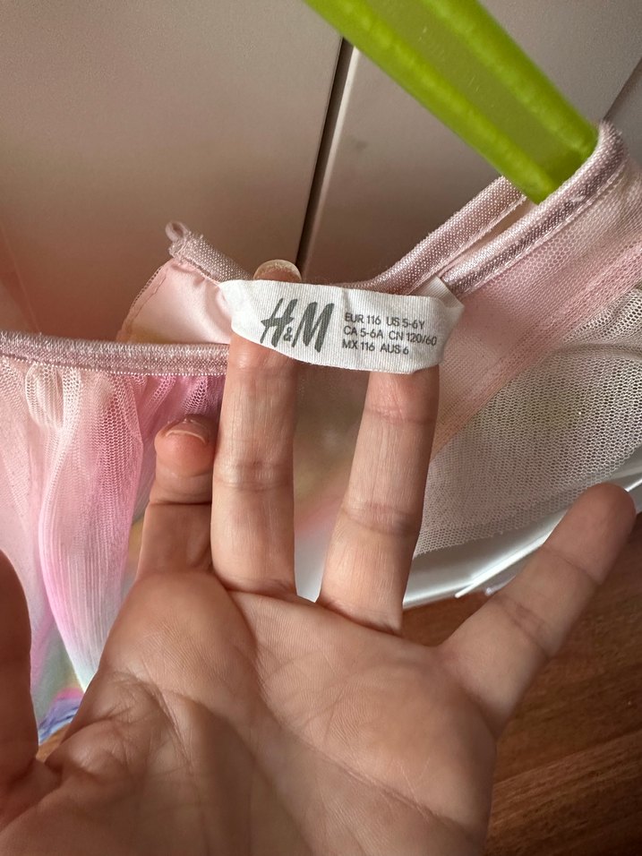 Kız Çocuk Unicorn Tül Elbise - Görsel 4