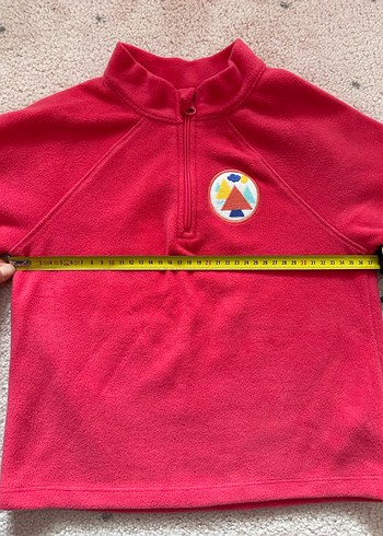 Kız Çocuk Polar Fermuarlı Sweatshirt - Görsel 4