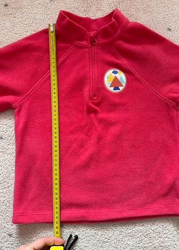 Kız Çocuk Polar Fermuarlı Sweatshirt - Görsel 5