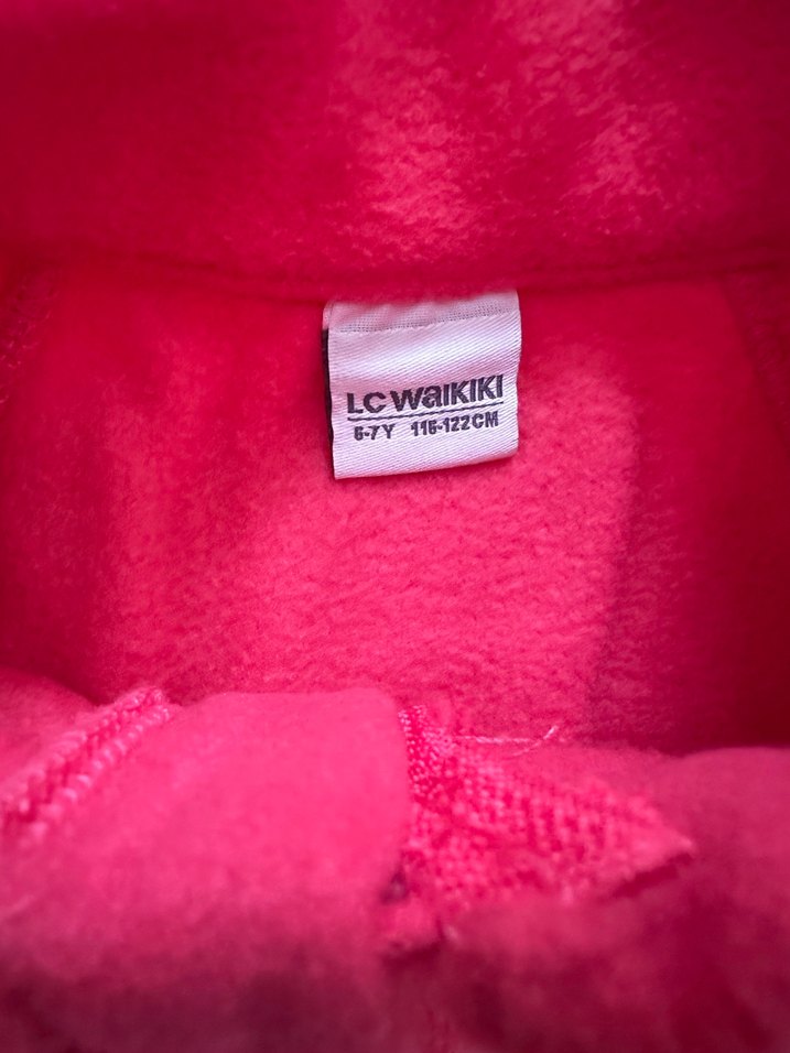 Kız Çocuk Polar Fermuarlı Sweatshirt - Görsel 2