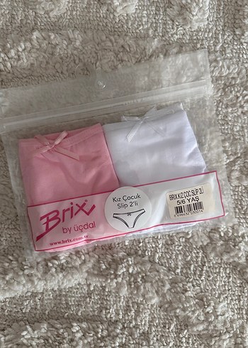Brix Kız Çocuk 2'li Slip Külot