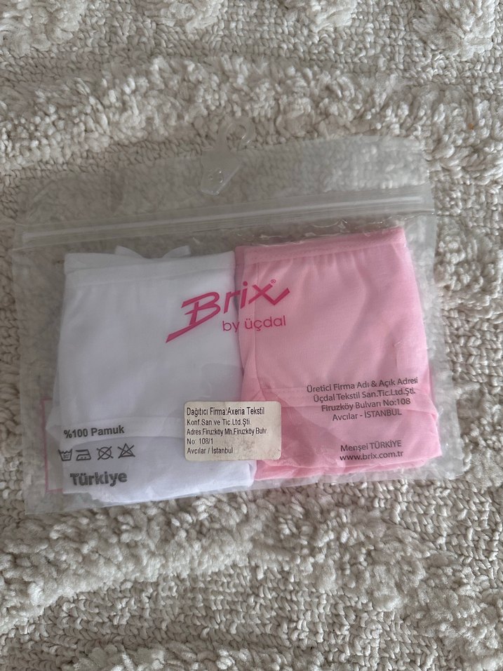 Brix Kız Çocuk 2'li Slip Külot - Görsel 2