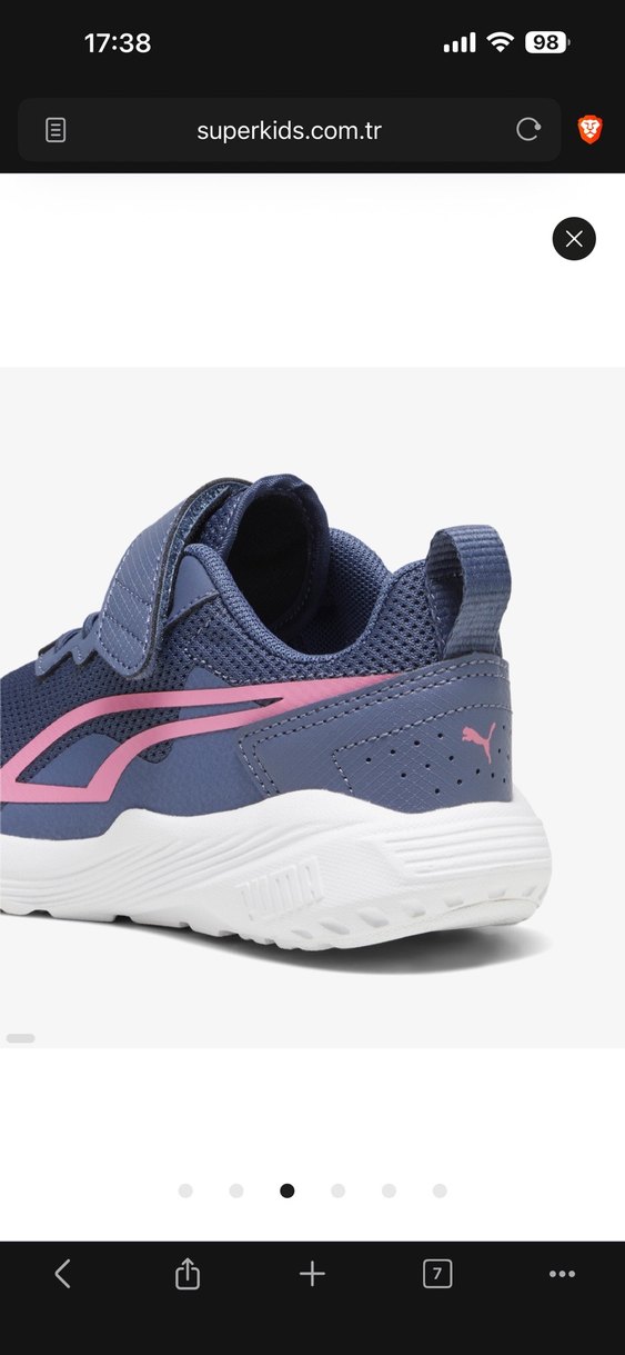 Kız Çocuk Puma Spor Ayakkabı - Görsel 4