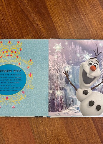 Frozen Elsa Anne Japonca Kitap Puzzle - Görsel 5
