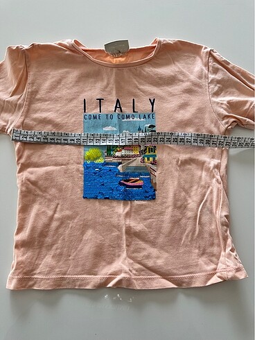 4 Yaş Beden çeşitli Renk Pullu Tshirt / Tişört