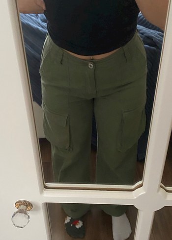 m Beden Bershka Straight Fit Kargo Pantolon