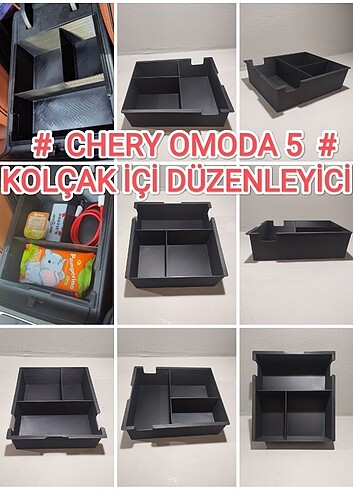 Beden Chery Omoda 5 kolçak içi düzenleyici
