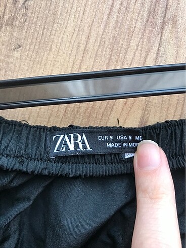 s Beden siyah Renk Zara şık bluz