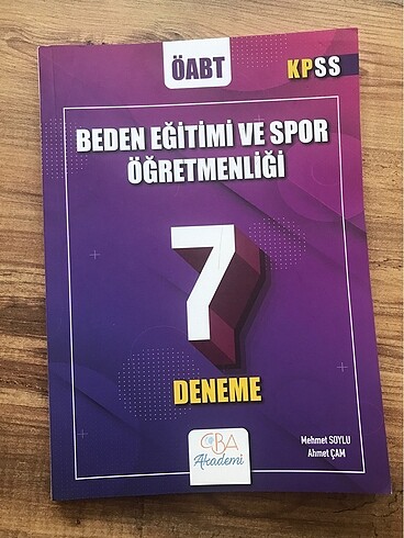 Öabt beden eğitimi öğretmenliği deneme