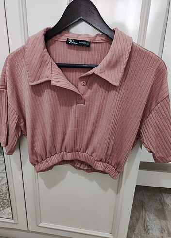 Açık pembe crop 