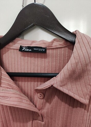 xl Beden Açık pembe crop
