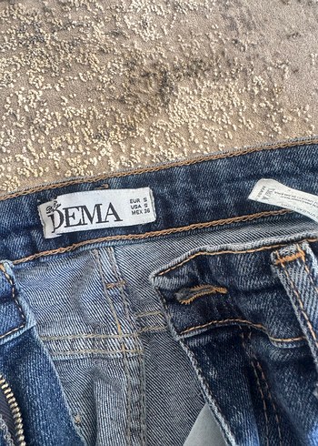 Diğer Lacivert İspanyol Paça Kadın Kot Pantolon