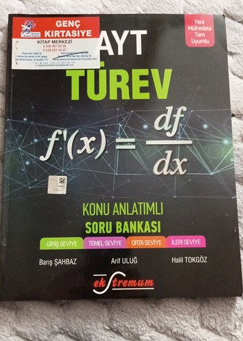 AYT Türev Konu Anlatımlı Soru Bankası - Görsel 3