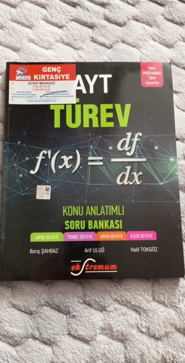 AYT Türev Konu Anlatımlı Soru Bankası - Görsel 3