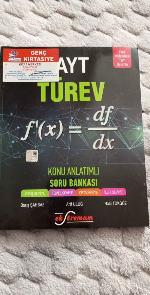 AYT Türev Konu Anlatımlı Soru Bankası - Görsel 2