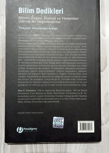 Bilim Dedikleri - Alan F. Chalmers - Görsel 3