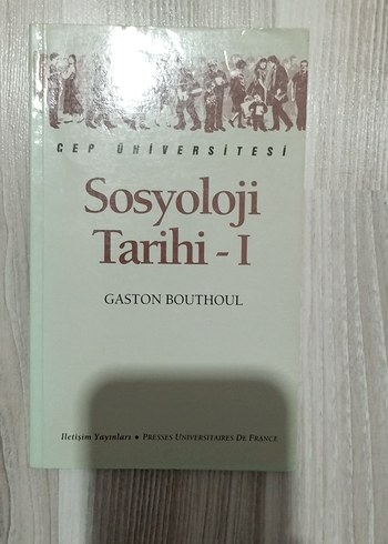 Sosyoloji Tarihi I - Gaston Bouthoul Kitabı - Görsel 2