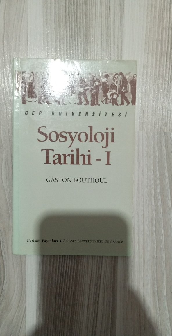 Sosyoloji Tarihi I - Gaston Bouthoul Kitabı - Görsel 2