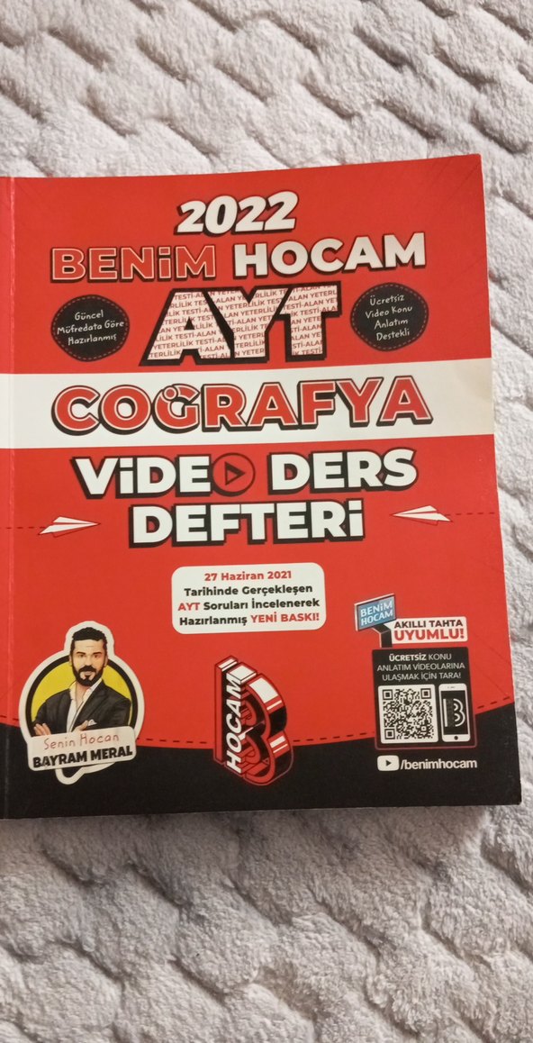 2022 Benim Hocam AYT Coğrafya Video Ders Defteri - Görsel 2