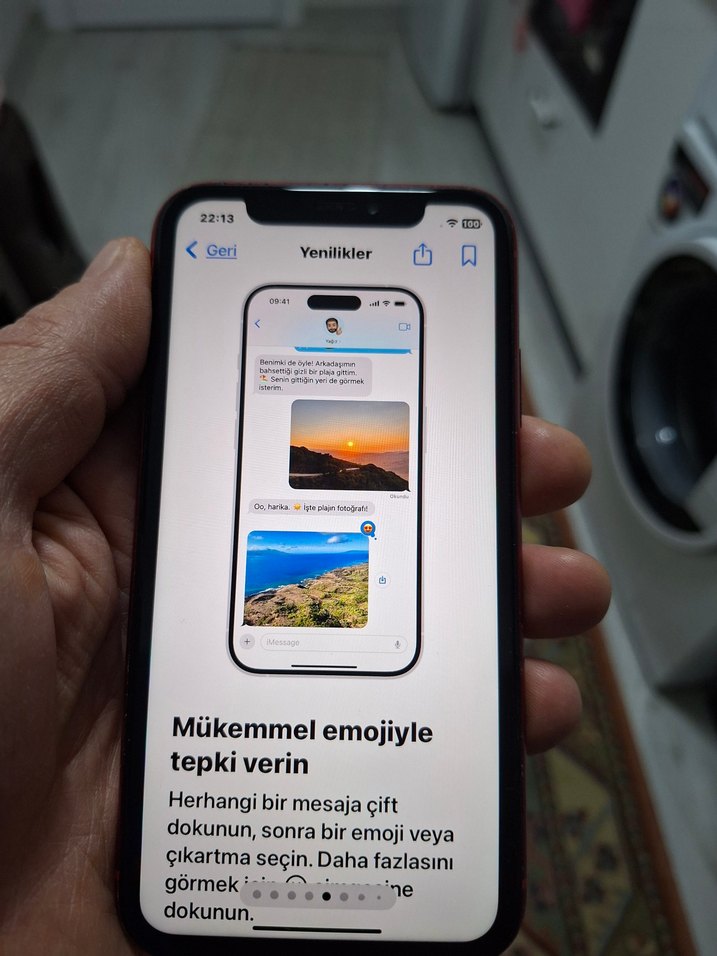 İPHONE XR 128 GB KIRMIZI 
KUTUSU VAR - Görsel 4