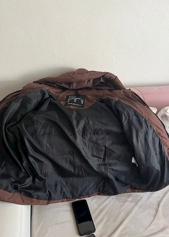 Kahverengi Kadın Midi Kışlık Mont - Görsel 4