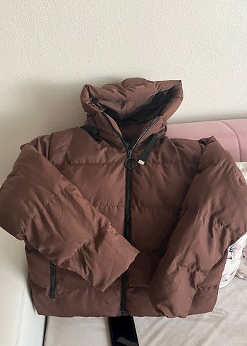 Kahverengi Kadın Midi Kışlık Mont - Görsel 2