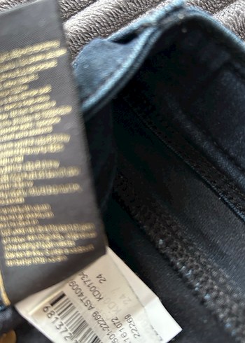 Mavi kadın Lacivert Dar Kesim Midi Kot Pantolon - Görsel 6