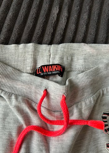 Gri Nakışlı Kız çocuk Eşofman Altı - Görsel 5