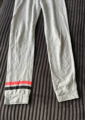 Gri Nakışlı Kız çocuk Eşofman Altı - Görsel 2