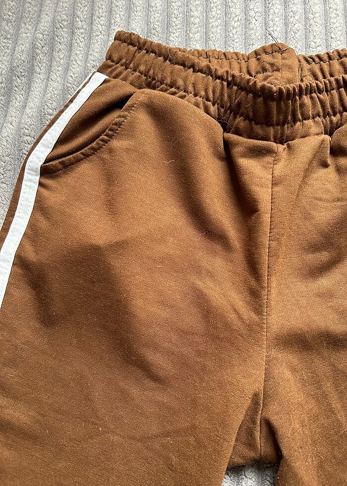 Kahverengi kadın eşofman - Görsel 3