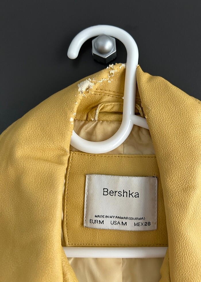 Bershka vintage sarı ceket - Görsel 2