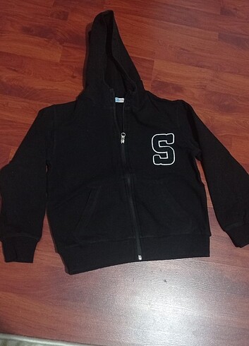 Kapüşonlu sweat hırka 