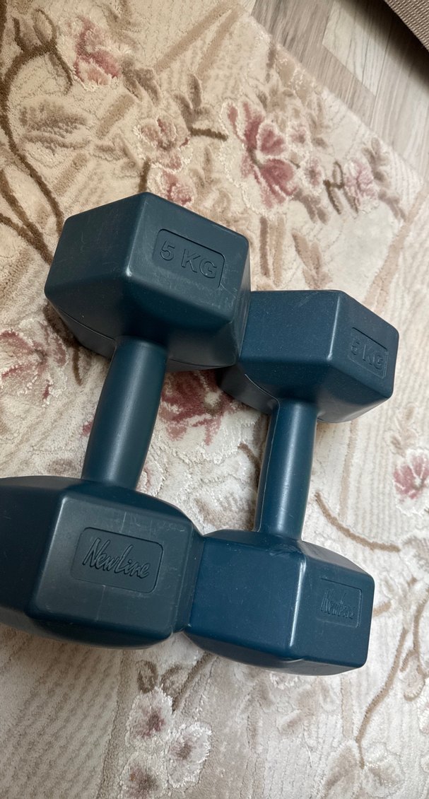 5 KG Mavi Dambıl Çift Set - Görsel 2